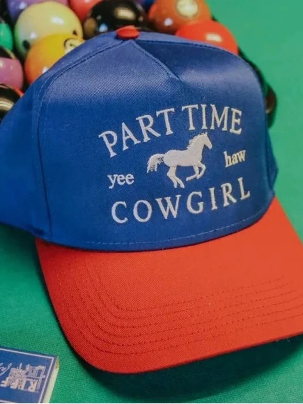 NWT Part Time Cowgirl Trucker Hat